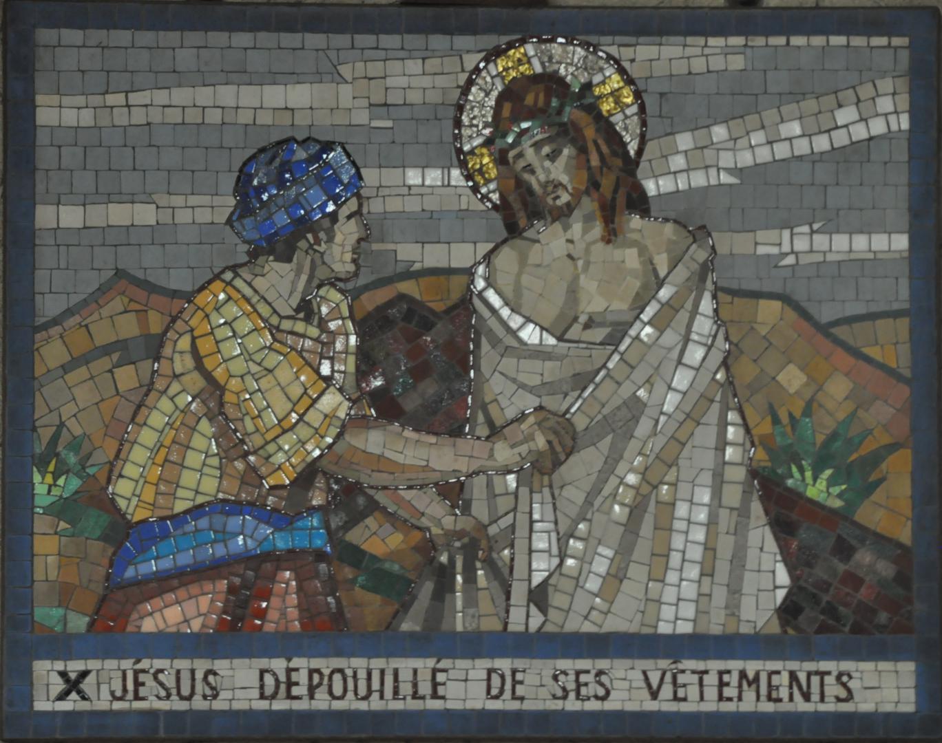10 - Jésus dépouillé de ses vétements